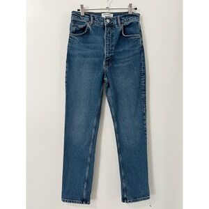 Reformation Blue Straight Leg Jeans